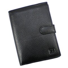 Кошелек мужской Genuine Leather 7522BLL, черный цена и информация | Мужские кошельки | kaup24.ee