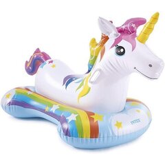 Täispuhutav parv Intex Unicorn Ride-On, 163x86 cm цена и информация | Надувные и пляжные товары | kaup24.ee