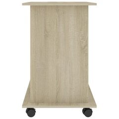 vidaXL arvutilaud, Sonoma tamm 80 x 50 x 75 cm puitlaastplaat цена и информация | Компьютерные, письменные столы | kaup24.ee