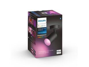 Philips Hue Fugato nutikas must kohtvalgusti 1x5.7W цена и информация | Настенные светильники | kaup24.ee