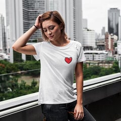 Футболка для женщин "Маленькое сердце" цена и информация | Оригинальные футболки | kaup24.ee