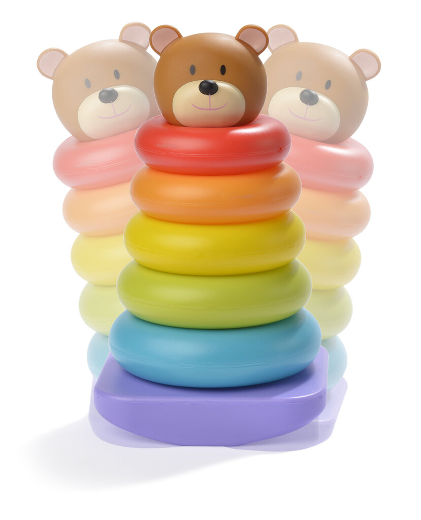 Värviliste rõngastega püramiid Britton hind ja info | Imikute mänguasjad | kaup24.ee
