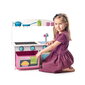 Puidust kööginurk - pink 2in1 Woody, 90258 hind ja info | Imikute mänguasjad | kaup24.ee