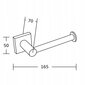 Tualettpaberihoidja Mexen Rufo, kroom hind ja info | Vannitoa sisustuselemendid ja aksessuaarid | kaup24.ee