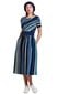 Elegantne kootud kleit, sinine цена и информация | Kleidid | kaup24.ee