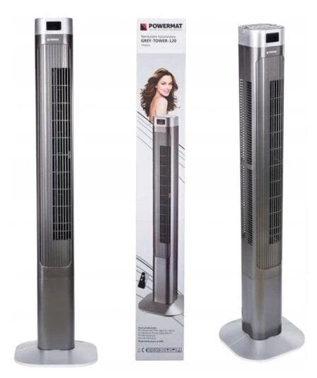 Tornventilaator 90 W, hall hind ja info | Ventilaatorid | kaup24.ee