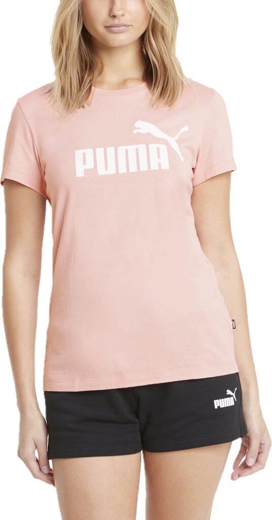 Pluus Puma Ess Logo Tee Brid Pink цена и информация | Naiste spordiriided | kaup24.ee
