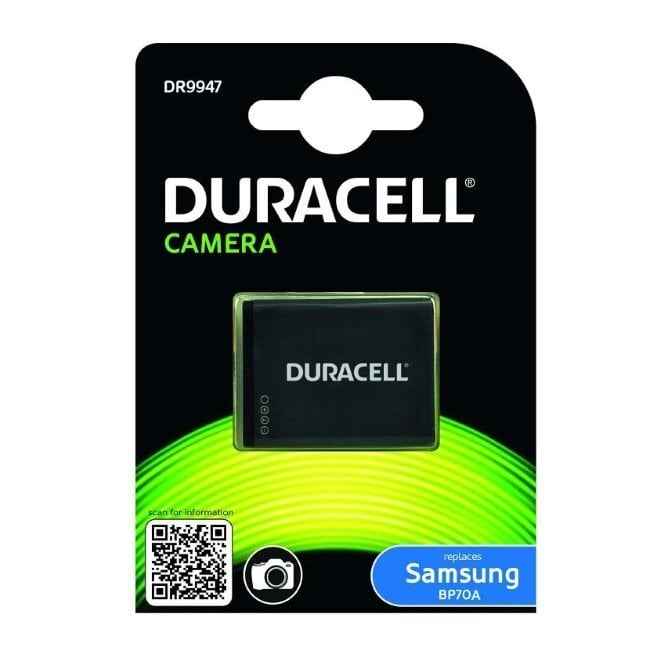 Aku Duracell, analoog Samsung BP70A, 670mAh hind ja info | Akud, patareid fotoaparaatidele | kaup24.ee