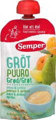 Riisi- ja kaerapuder pirni ja aprikoosiga Semper 6 kuud, 120 gr hind ja info | Püreed | kaup24.ee
