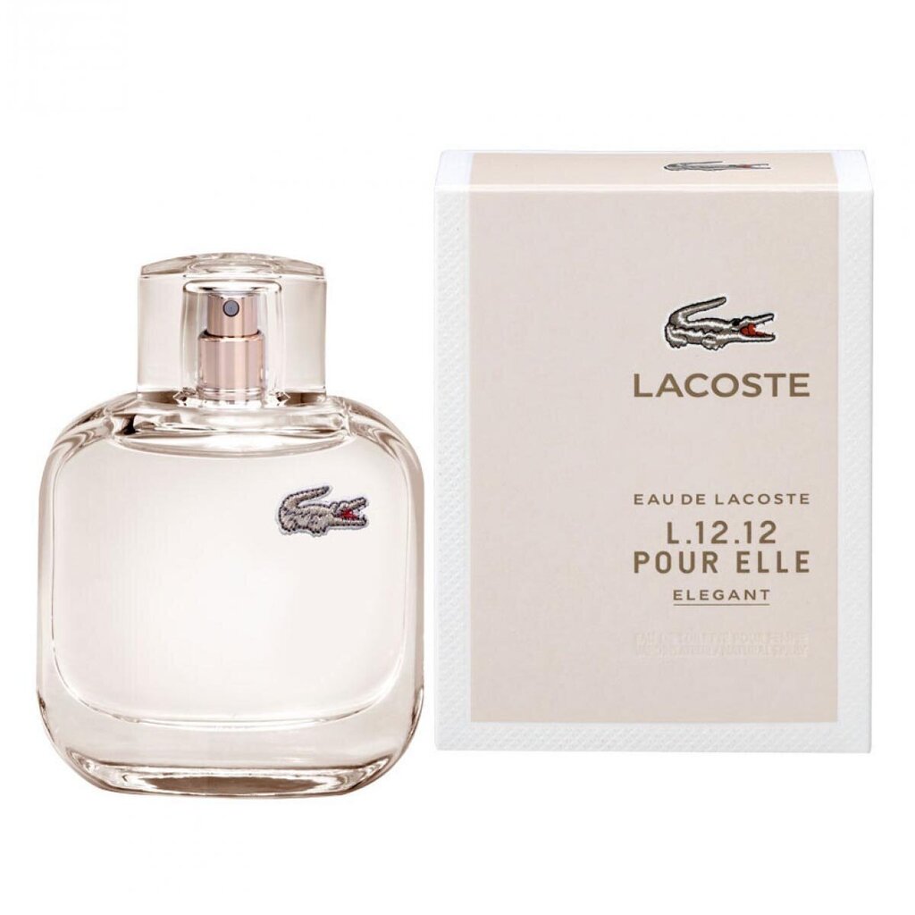 Tualettvesi Lacoste L.12.12 Pour Elle Elegant EDT naistele 50 ml цена и информация | Naiste parfüümid | kaup24.ee