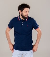 Jack & Jones meeste polosärk 12136668*03, tumesinine hind ja info | Meeste T-särgid | kaup24.ee