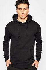 Jack&Jones meeste dressipluus 12182537*02, must hind ja info | Meeste pusad | kaup24.ee