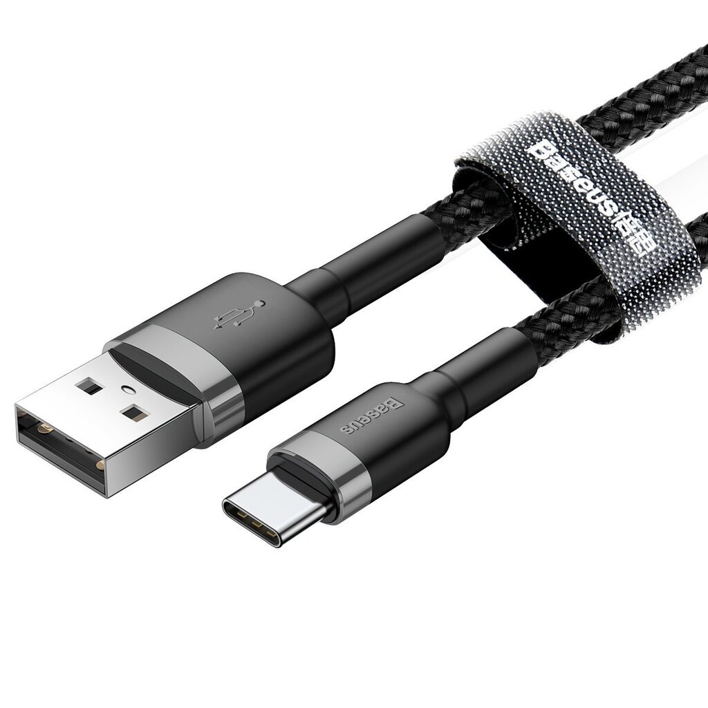 Baseus Durable Nylon Braided Wire, USB - C, 0,5 m hind ja info | Mobiiltelefonide kaablid | kaup24.ee