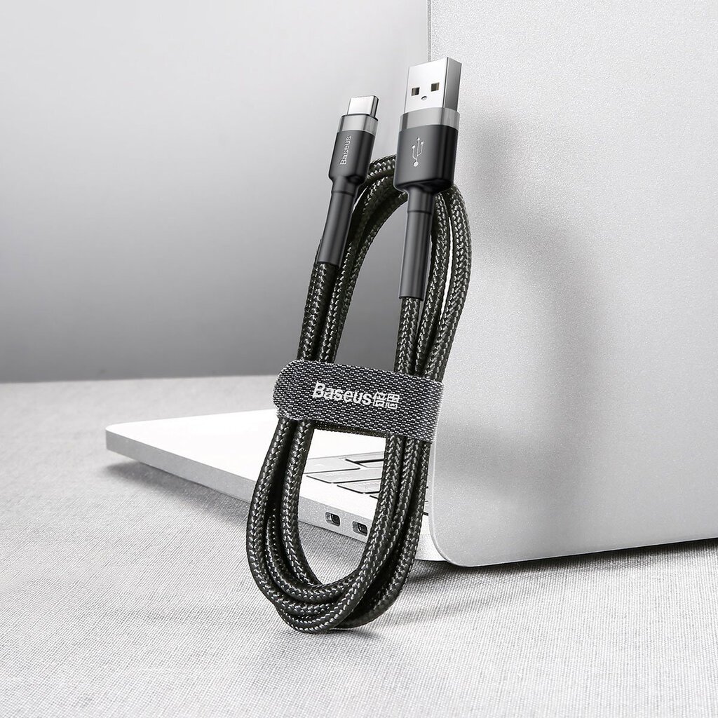 Baseus Durable Nylon Braided Wire, USB - C, 0,5 m hind ja info | Mobiiltelefonide kaablid | kaup24.ee