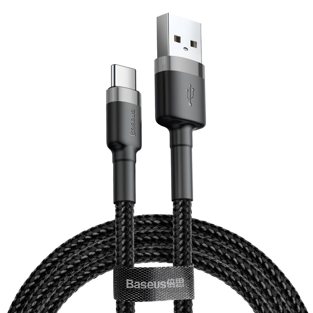 Baseus Durable Nylon Braided Wire, USB - C, 0,5 m hind ja info | Mobiiltelefonide kaablid | kaup24.ee