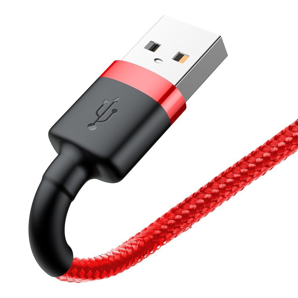 Baseus Durable Nylon Braided Wire, USB, 0,5 m цена и информация | Mobiiltelefonide kaablid | kaup24.ee