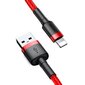 Baseus Durable Nylon Braided Wire, USB, 0,5 m цена и информация | Mobiiltelefonide kaablid | kaup24.ee