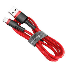 Прочный нейлоновый плетеный провод Baseus, USB - Lightning, 0,5 м цена и информация | Кабели для телефонов | kaup24.ee
