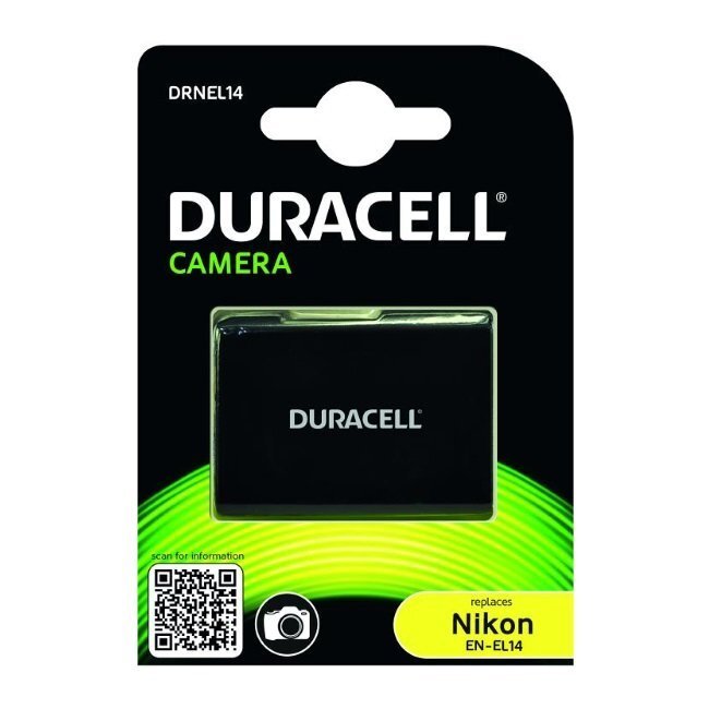 Aku Duracell, analoog Nikon EN-EL14, 1150mAh hind ja info | Akud, patareid fotoaparaatidele | kaup24.ee