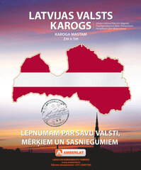 Läti riigilipp (lipumastile) 1*2m цена и информация | Флаги и держатели для флагов | kaup24.ee