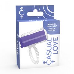 Keele- ja sõrmevibraator Casual Love, Lilla hind ja info | Vibraatorid | kaup24.ee