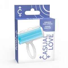 Keele- ja sõrmevibraator Casual Love, Sinine hind ja info | Vibraatorid | kaup24.ee
