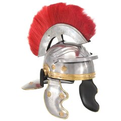 vidaXL Rooma sõduri kiivri jäljend LARP, hõbedane, teras hind ja info | Karnevali kostüümid | kaup24.ee