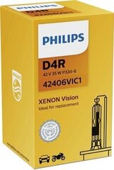 PHILIPS Автомобильная лампа D4R VI 42V 35W P32d-6 цена и информация | Автомобильная ксеноновая лампа D2R 6000К (Китай) | kaup24.ee