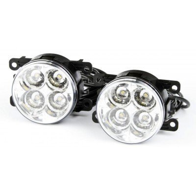 LED päevasõidutuled - 12/24V (ümarad) hind ja info | Autotuled | kaup24.ee