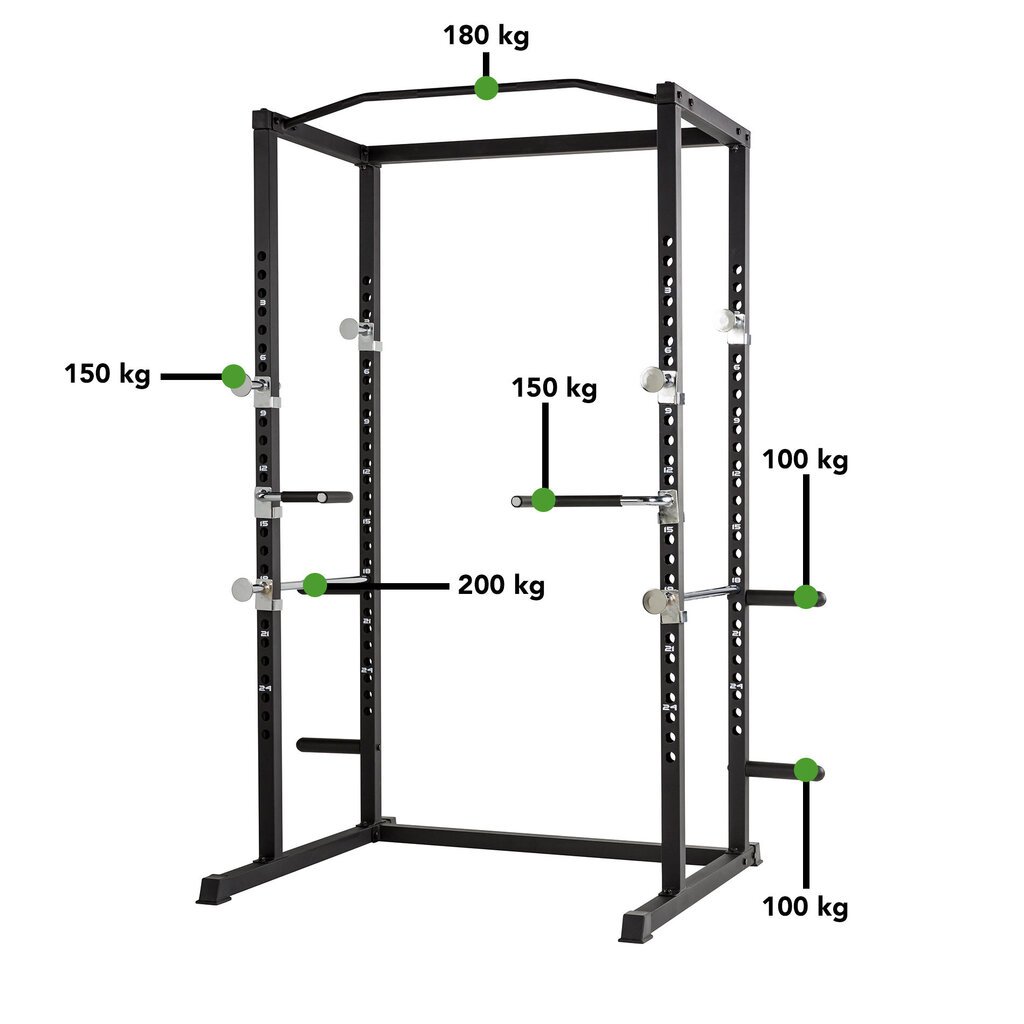 Raam Crossfit Tunturi WT60 hind ja info | Treeningpingid | kaup24.ee