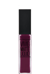 Huuleläige Maybelline New York Color Sensational Vivid Matte 8 ml, 45 Posessed Plum цена и информация | Помады, бальзамы, блеск для губ | kaup24.ee