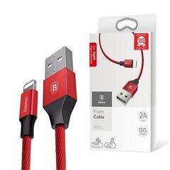 Baseus Yiven USB / Lightning Cable with Material Braid 1,8M red (CALYW-A09) цена и информация | Borofone 43757-uniw | kaup24.ee