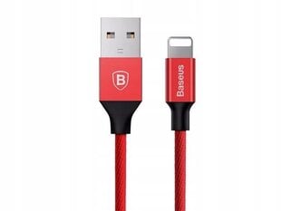 Baseus Yiven USB / Lightning Cable with Material Braid 1,8M red (CALYW-A09) цена и информация | Кабели для телефонов | kaup24.ee