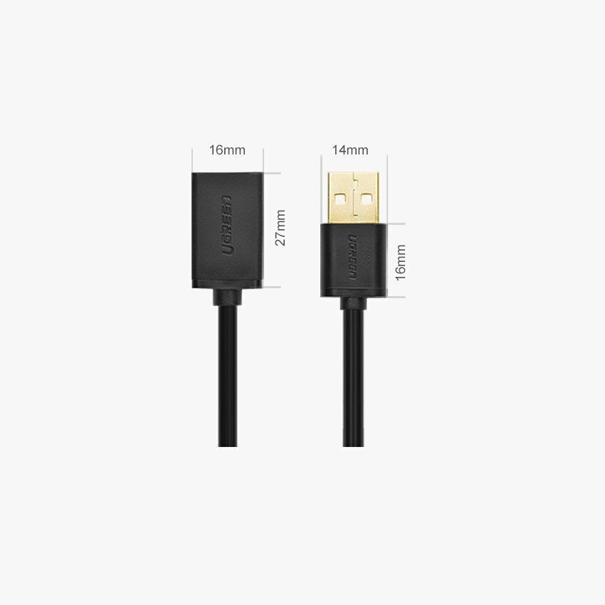 Ugreen UGR397BLK, USB, 2 m hind ja info | Mobiiltelefonide kaablid | kaup24.ee