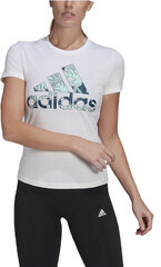 Футболка Adidas W Trpcl G T White цена и информация | Спортивная одежда женская | kaup24.ee