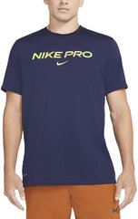 Мужская футболка Nike M DB Tee Nike Pro Blue цена и информация | Мужская спортивная одежда | kaup24.ee