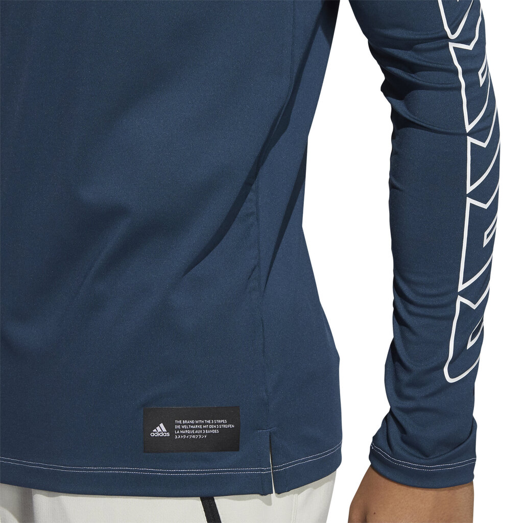 Meeste pikkade varrukatega särk Adidas Fb Hype Ls Tee Blue hind ja info | Meeste spordiriided | kaup24.ee