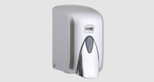Дозатор для пенного мыла F5С, 0,5 л (хром) цена и информация | Аксессуары для ванной комнаты | kaup24.ee
