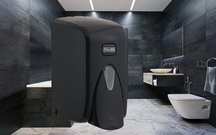Дозатор для жидкого мыла S5B, 0.5 л (черный) цена и информация | Аксессуары для ванной комнаты | kaup24.ee