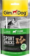 Maius koertele GimDog Sportsnacks with Lamb, 60g hind ja info | Maiustused koertele | kaup24.ee