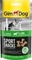 Maius koertele GimDog Sportsnacks with Lamb, 60g цена и информация | Maiustused koertele | kaup24.ee