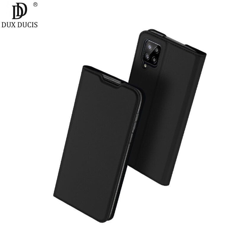 Telefoniümbris Dux Ducis Skin Pro sobib Samsung Galaxy A12, must цена и информация | Telefoni kaaned, ümbrised | kaup24.ee