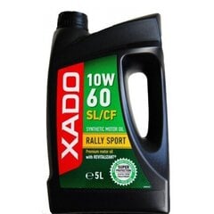 Mootoriõli XADO Atomic OIL Rally Sport 10W-60 SL/CF (5L) hind ja info | Mootoriõlid | kaup24.ee