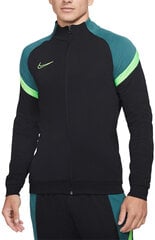 Nike Свитера на молнии Для мужчин M Nk Dry Acd Trk Jkt Black Green цена и информация | Мужские толстовки | kaup24.ee