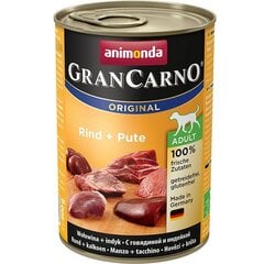 Консервы для собак c говядиной и мясом индейки Animonda Grancarno 400 г цена и информация | Консервы для собак | kaup24.ee