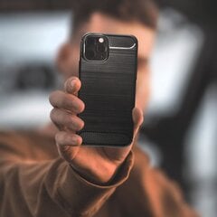 Чехол Carbon для Samsung Galaxy A02s, черный цена и информация | Чехлы для телефонов | kaup24.ee