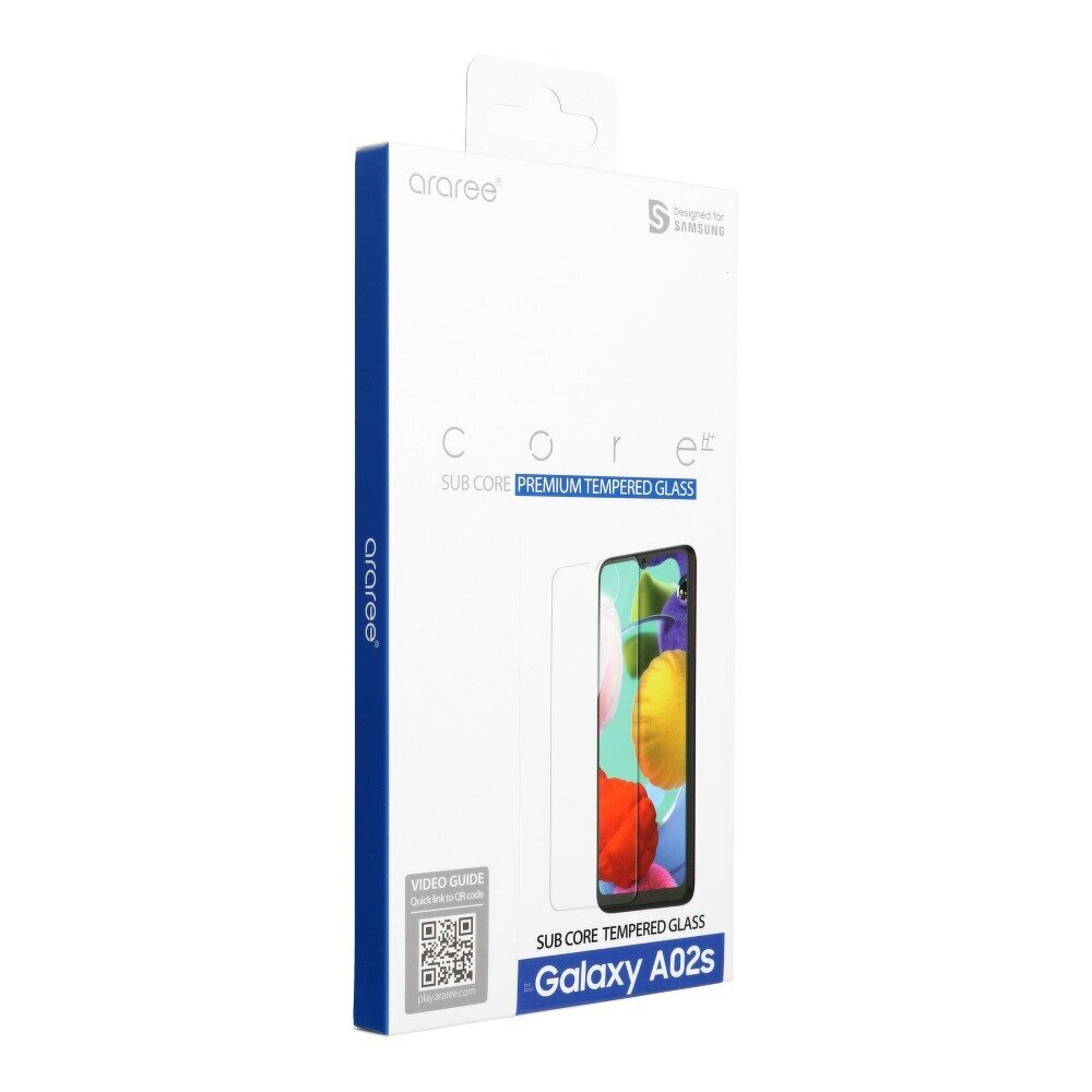 Kaitseklaas Araree Sub Core Samsung Galaxy A02s hind ja info | Ekraani kaitsekiled | kaup24.ee