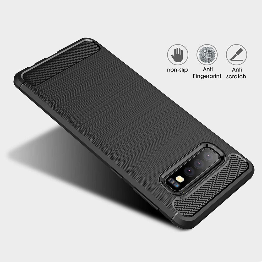 Telefoniümbris Carbon, Xiaomi Poco X2, must hind ja info | Telefoni kaaned, ümbrised | kaup24.ee