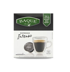 Cafe Baque Intense espresso Dolce gusto®*-ga ühilduvad komposteeritavad kohvikapslid, 10 kapslit hind ja info | Kohv, kakao | kaup24.ee