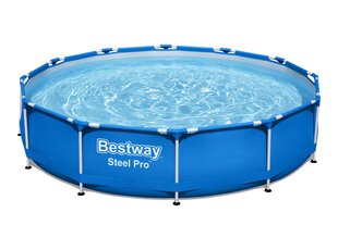 Karkassbassein Bestway Steel Pro 366x76 cm, filtrita, sinine цена и информация | Бассейны | kaup24.ee